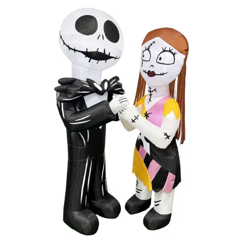 Inflable The Nightmare Before Jack y Sally Halloween - 180 cm