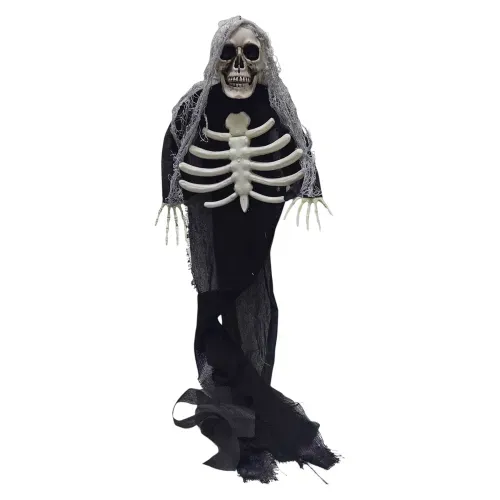Calavera Way To Celebrate decorativa negra Halloween - 67 cm