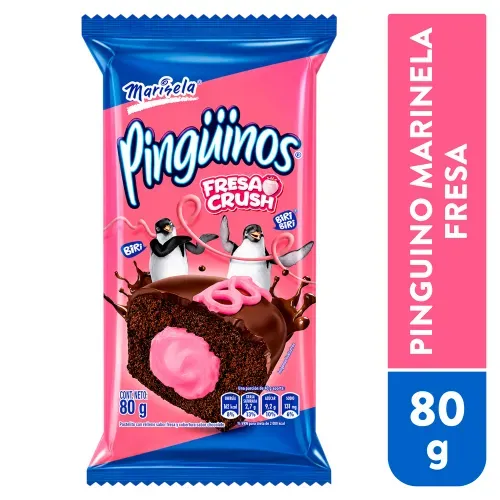 Pingüino Marinela sabor fresa - 80 g