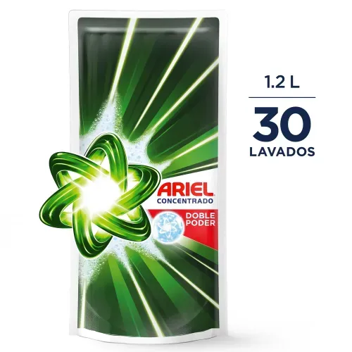 Detergente Líquido Ariel Doble Poder Concentrado - 1.2 L
