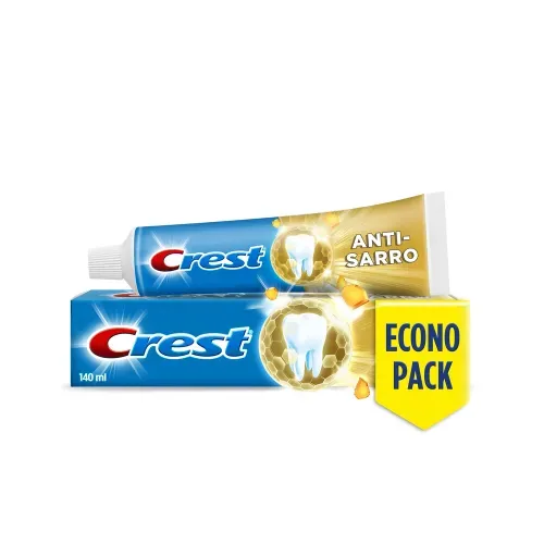 Pasta Dental Crest Anticaries Con Flúor Anti-Sarro - 140 ml