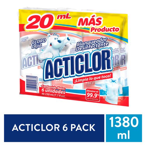 Cloro Acticlor Original Populino 1260 ml