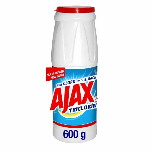 Limpiador Multiusos Ajax Triclorín con Cloro en Polvo - 600g