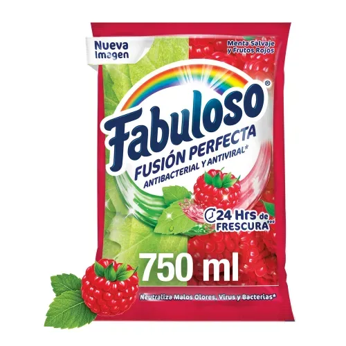 Desinfectante Multiusos Fabuloso Antibacterial Fusión Perfecta - 750 ml