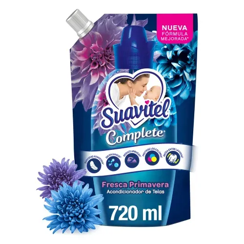 Suavizante de Telas Suavitel Complete Fresca Primavera 720 ml