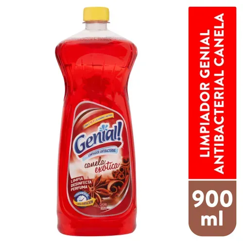 Limpiador Antibacter Genial Canela - 900 ml