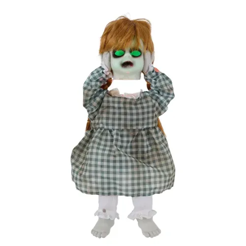 Muñeca Way To Celebrate animada con luz LED y sonido Halloween - 30 cm