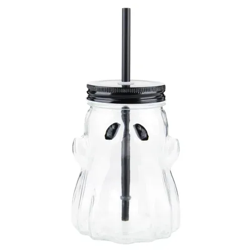 Jarra Way To Celebrate de vidrio con diseño de fantasma Halloween - 520 ml
