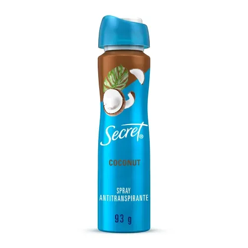 Spray Antitranspirante Secret Coconut Seco - 93 g