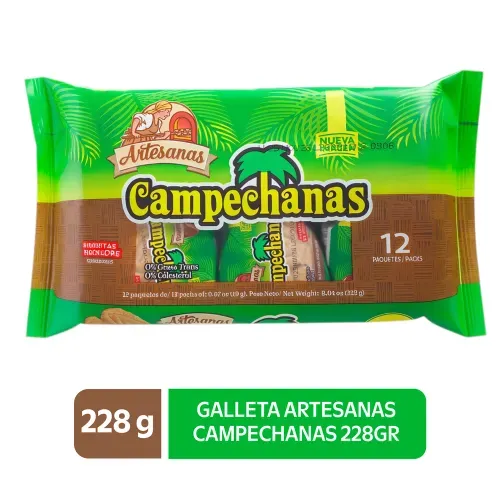 Galleta Artesanas campechanas - 228 g