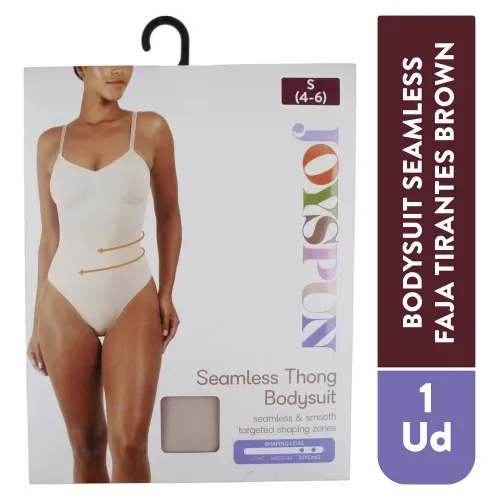 Bodysuit Seamless Faja Tirantes Brown