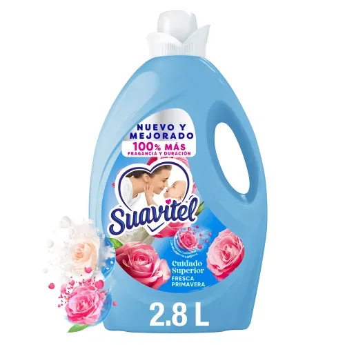Suavizante de Telas Suavitel Cuidado Superior Fresca Primavera - 2.8 L