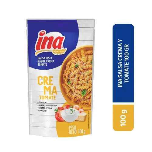 Salsa Ina Sabor Crema Y Tomate - 100 g