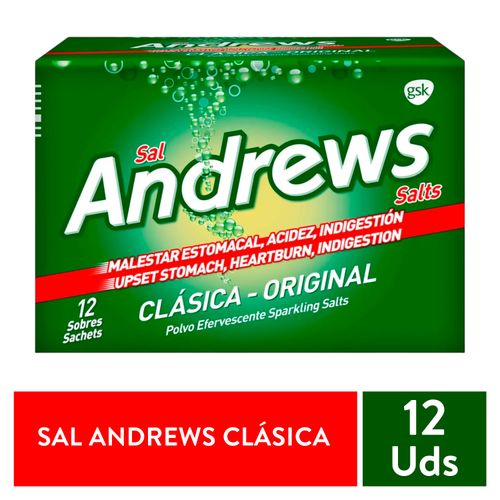 Sal Andrews Clásica Original, Caja 12 sobres - Precio indicado por caja