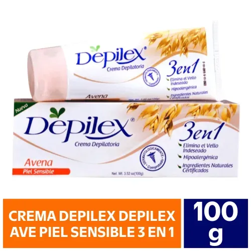 Crema Depilatoria Depilex Avena - 100 g