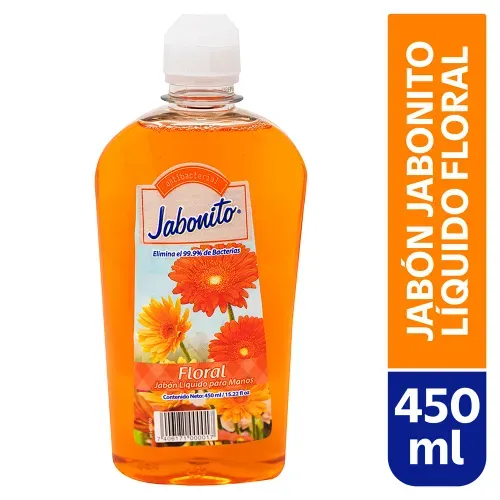 Jabon Liquido Para Manos Jabonito Floral - 450 ml