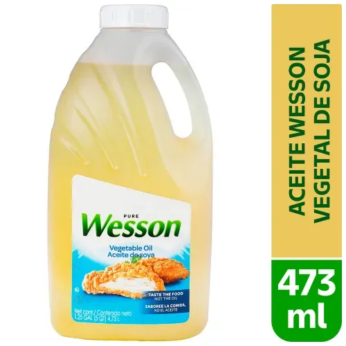 Aceite Wesson Vegetal De Soja - 473 ml