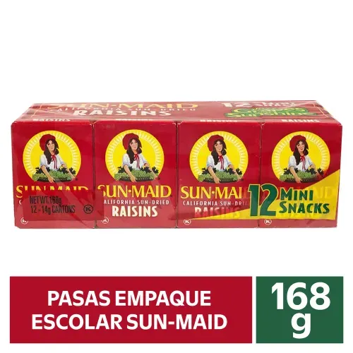 12Pack Pasas Sun Maid - 168 g