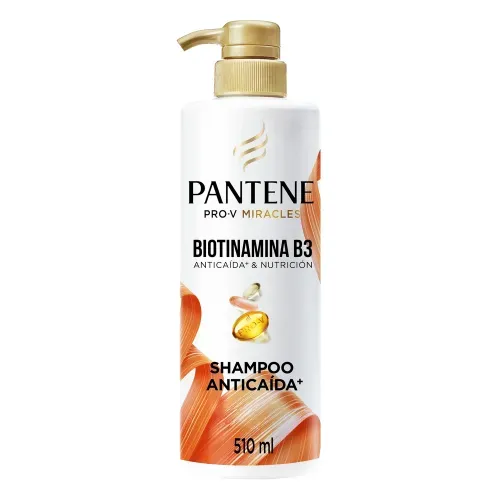 Shampoo Anticaída+ Pantene Biotinamina B3 Cabello Débil - 510 ml