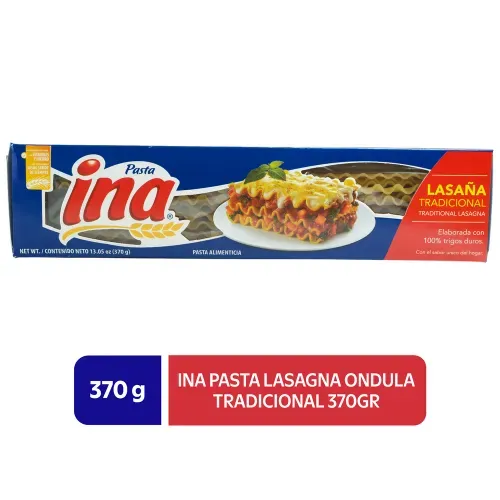 Pasta Espagueti Ina Lasagna Ondula Tradicional - 370 g