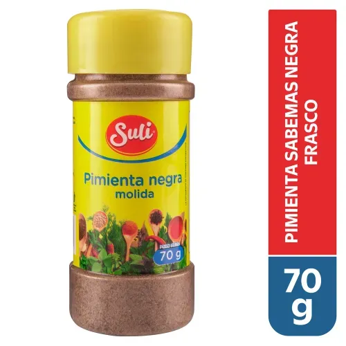 Pimienta negra molida Suli - 70 g