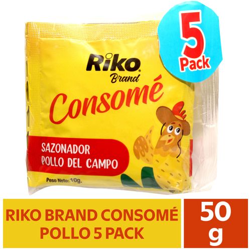 Consome Riko Sabor A Pollo 5 Pack - 50 g