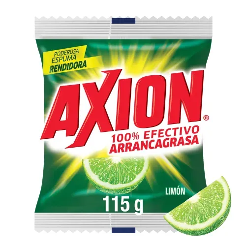 Lavaplatos Jabón Axion Limón Disco Arrancagrasa - 115 g