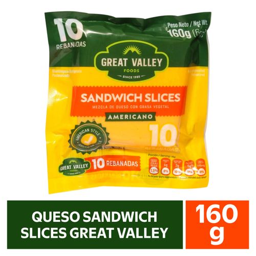 Queso San Julian Great Valley Sandwich Americano -160 g