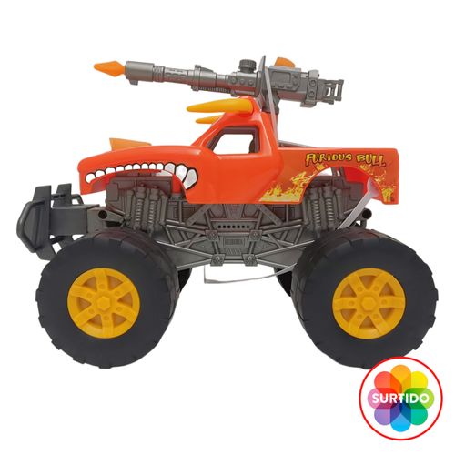 Carro Monster Lanzador Luz y Sonido Af