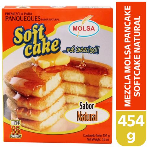 Mezcla Molsa Pancake Softcake Natural - 454 g