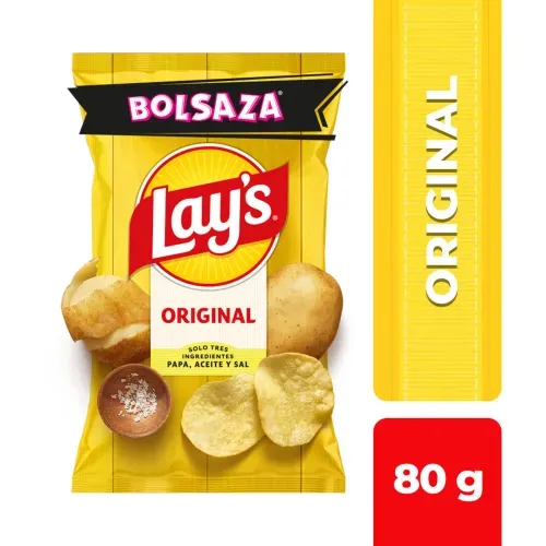 Papas fritas Lays Original Bolsaza - 80 g