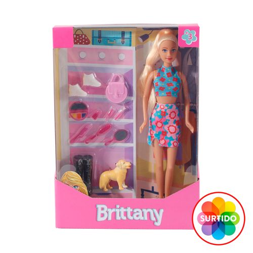 Muñeca Brittany con accesorios surtido