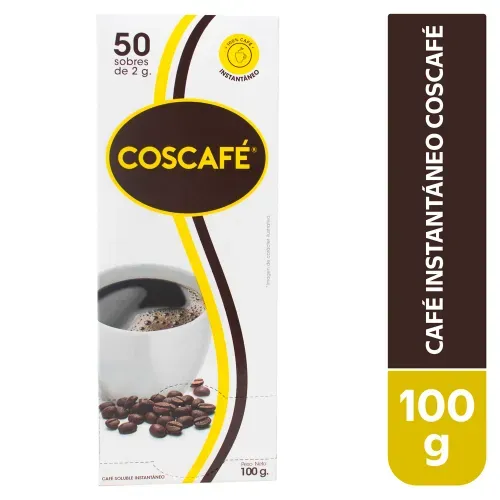 Café Coscafé Display, 50 Sobres - 100 g