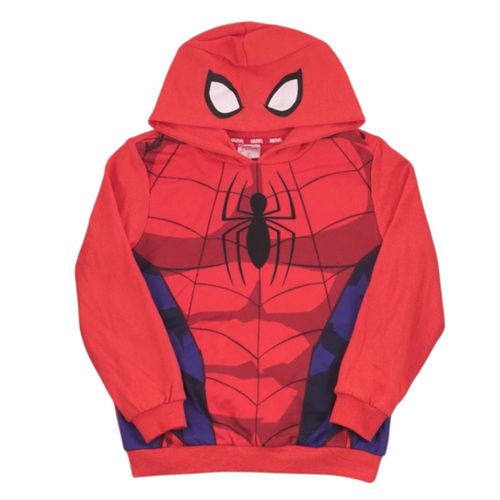 Hoodie disfraz para niño Spider-Man color rojo