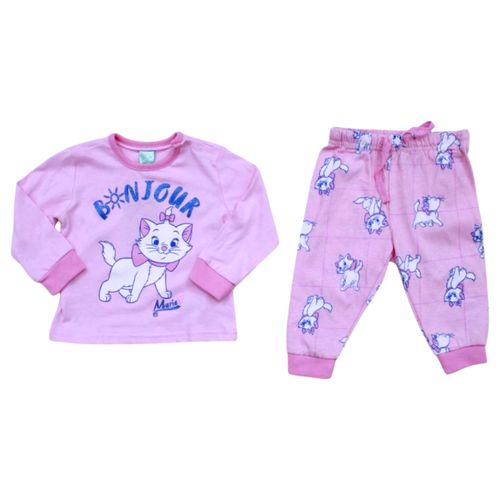 Pijama Marie Disney para bebé talla 6 a 36 meses - 2 Pzas