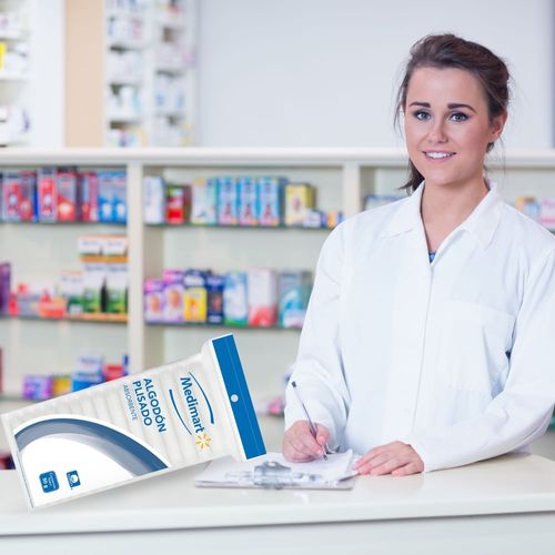 Algodón Medimart plisado - 50 g