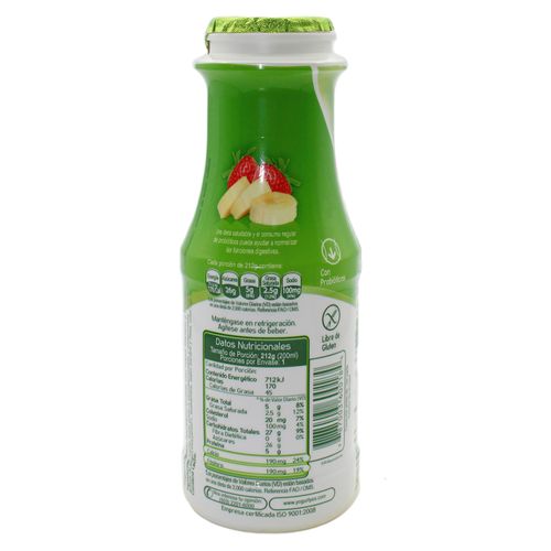 Yogurt Yes Líquido Banano Fresa - 200 ml