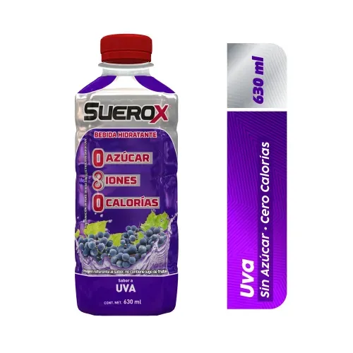 Bebida Hidratante Suerox Sin Azúcar Uva - 630 ml