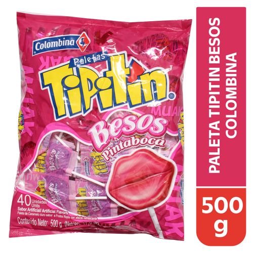 Paleta Colombina Tipitin Besos - 500 g