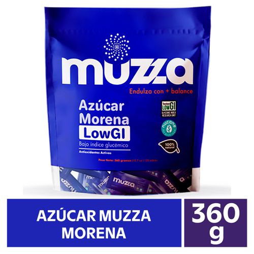 Muzza Azucar Morena 120 Sobres 360g