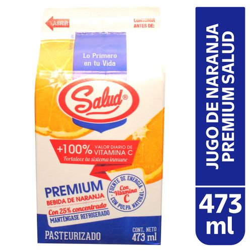 Jugo Salud Premium Naranja - 473 ml
