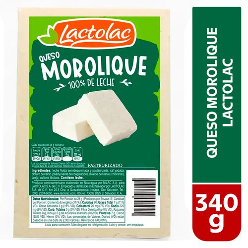 Queso Morolique Lactolac 340 G