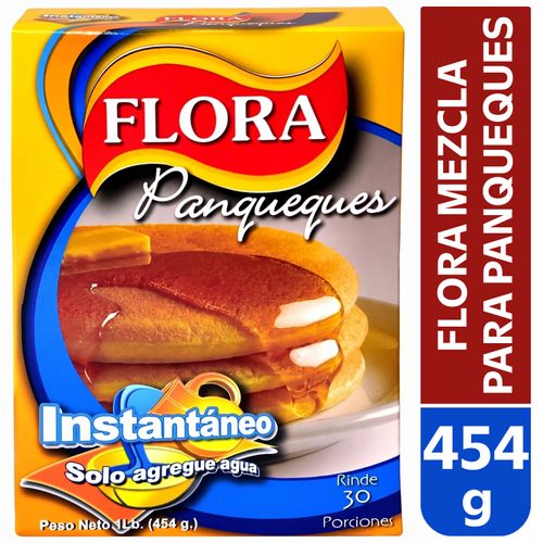 Mezcla Panqueque Flora Instantaneo 454 g