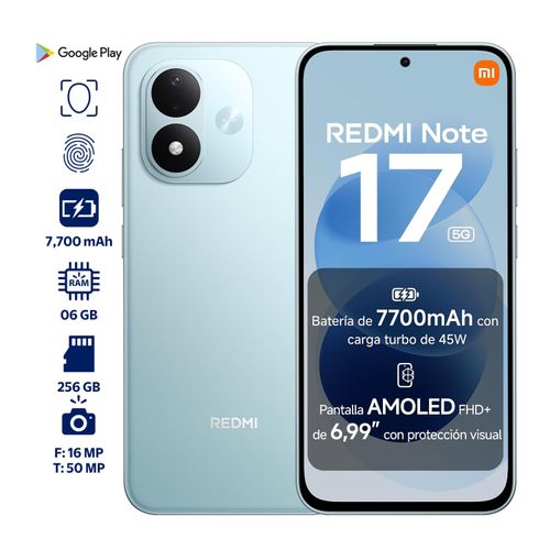 Celular Redmi Note 17 6gb 256gb