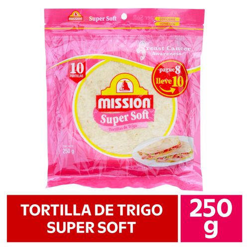 Tortillas Mission Trigo Super Soft - 250 g