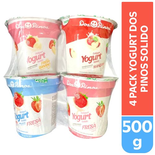 Yogurt Dos Pinos Deligurt 4 Pack - 800 ml