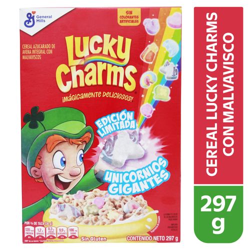 Cereal Lucky Charms con malvavisco - 297 g
