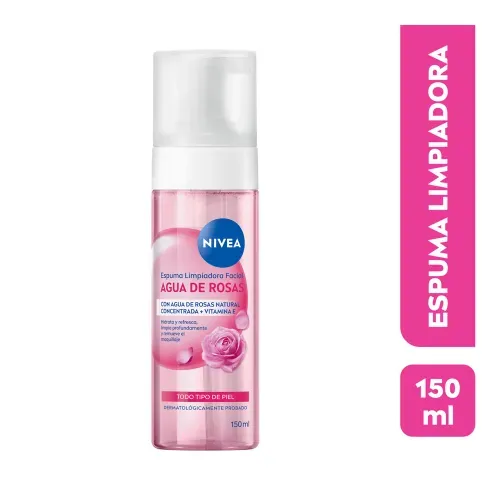 Espuma Facial Nivea Rosas - 150 ml