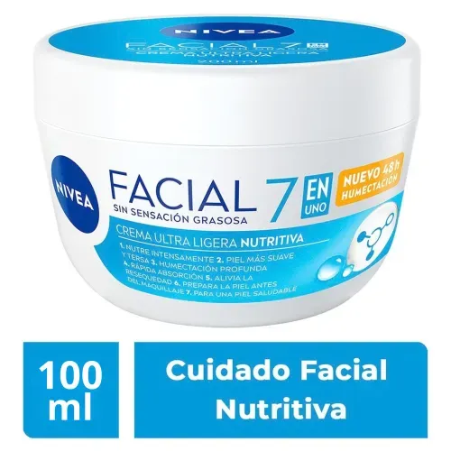 Crema Nivea cuidado nutritivo 7en1 - 100 ml