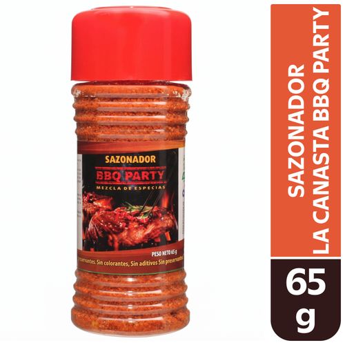 Sazonador La Canasta Bbq Party Pet 65 g